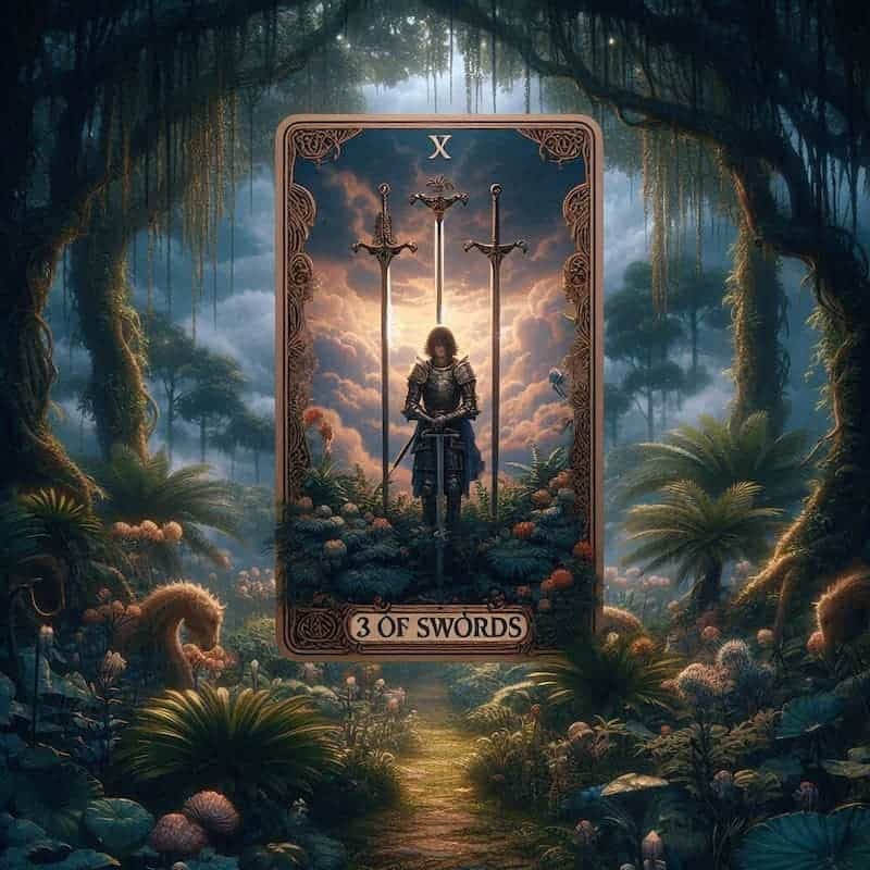 3 of Swords - Tarot Card