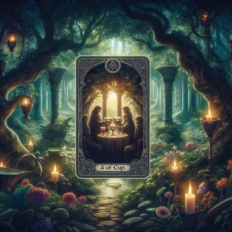 4 of Cups - Tarot Card