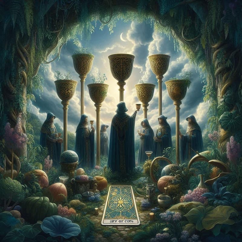 Seven of Cups - Tarot Card