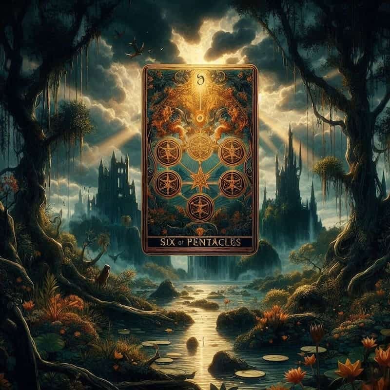 Six of Pentacles - Tarot Card