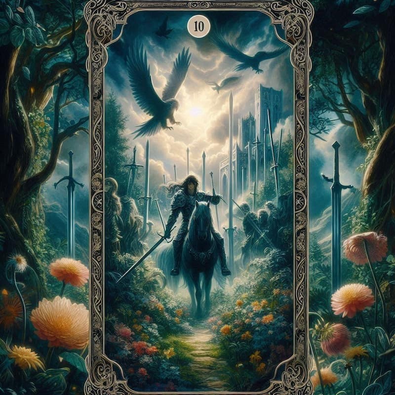 Ten of Swords - Tarot Card